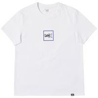 李 Lee25早春标准版圆领方型印花Logo男短袖T恤潮LMT0098044LE 白色 L