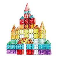 思萌 磁力片儿童益智玩具3到6岁拼装积木宝宝磁铁拼图玩具周岁