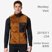 Mountain Hardwear山浩MHW男款毛猴Monkey Vest户外抓绒背心保暖 2019311-234金棕  XL