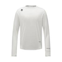DESCENTE迪桑特RUNNING系列跑步运动男士长袖针织衫早春 CR-CREAM 2XL （185/104A)