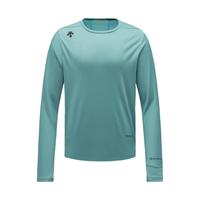 DESCENTE迪桑特RUNNING系列跑步运动男士长袖针织衫早春 SB-SKY BLUE XL （180/100A)