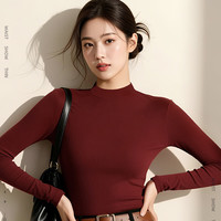  Huatinglu/华婷露 保暖 女士打底衫  L (95-110斤) 安可拉红