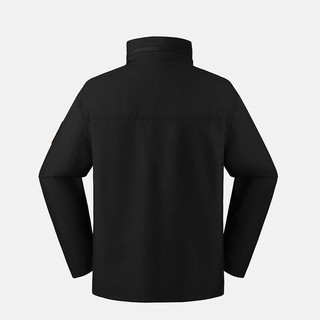 添柏岚（Timberland）男装外套新款三合一夹克户外休闲连帽|A2EU1 A2EU1001/黑色 M