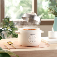 西屋（Westinghouse）电饭煲WFB16L杏仁白色1.6L