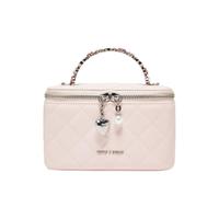 爱依服 2026春季法式淑女风设计感菱格设计单肩小号盒子包