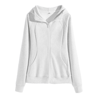 班尼路收腰连帽卫衣外套女2024年秋季舒适亲肤校园风上衣开衫