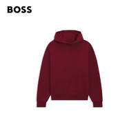 【100%棉】BOSS博斯 冬款艺术图案棉质毛圈布连帽卫衣