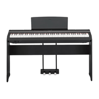 YAMAHA 雅马哈 P系列 P-128 电钢琴 88键重锤键盘 黑色 官方标配+木架+三踏+全套配件