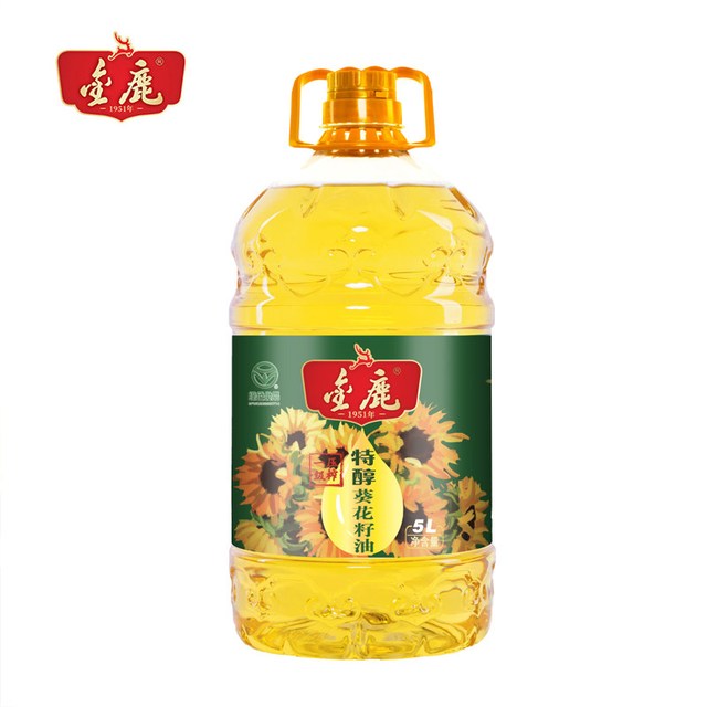 88VIP：金鹿 特醇葵花籽油5L