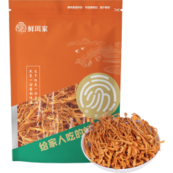 鲜珥家 虫草花干货无熏硫金菇精选新鲜孢子头炖菇菌材料煲汤食材 虫草花100g*1袋