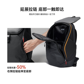探迹者 P6PRO 耐磨 深空黑 17英寸 男士双肩包