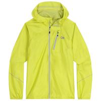 Outdoor Research/OR Helium Rain轻量透气舒适耐磨 男士户外防风雨冲锋衣夹克 Sulphur 黄绿色 S