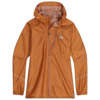 Outdoor Research/OR Helium Rain轻量透气舒适耐磨 男士户外防风雨冲锋衣夹克 Marmalade 棕色 M