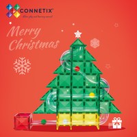 CONNETIX彩窗磁力片圣诞节套装轨道儿童益智玩具积木澳洲
