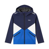 TOREAD 探路者 儿童外套男中大童装秋冬季款保暖防风软壳运动服 数码蓝 160