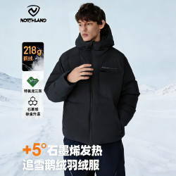 诺诗兰 极寒系列 可升温鹅绒服充绒王高蓬加厚 石墨烯内里