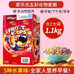 GENERAL MILLS 通用磨坊 Cheerios 五彩麦圈 1.1kg 1盒含2袋