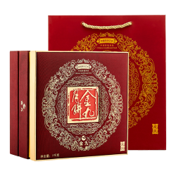 金九月饼 龙凤礼盒月饼 五仁金腿蛋黄莲蓉 广式吴川中秋月饼1000g  龙凤礼盒 1000g