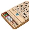 五子棋跳棋象棋三合一飞行棋儿童版棋类益智玩具多功能棋盘游戏棋