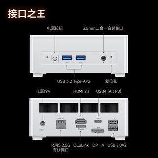  MINIS FORUM UM880Plus/890Plus 高性能 迷你主机