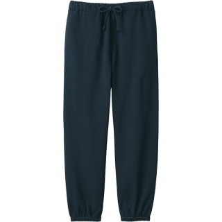 無印良品 MUJI 男式 毛圈棉 裤子 男士长裤春季款休闲裤卫裤运动裤 AB1NRA5S 藏青色 XL (180/92A)