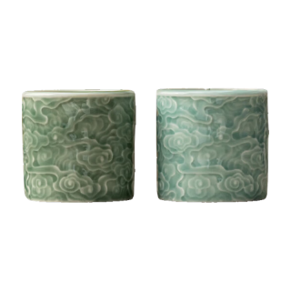 忘艺 青瓷祥云主人杯（梅子青）105ml 1件