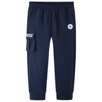 Converse 匡威童装男女童长裤春秋儿童舒适纯棉针织休闲裤子 藏青蓝 130 /56(7) 130/56