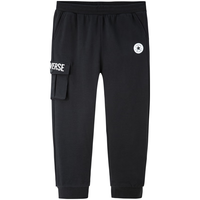 Converse 匡威童装男女童长裤春秋儿童舒适纯棉针织休闲裤子 正黑色 120 /56(6) 120/56