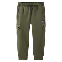 Converse 匡威童装男女童保暖双侧口袋长裤冬季儿童工装风裤子 灰橄榄绿 90 /50(2T) 90/50(2T)