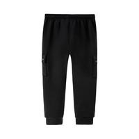 Converse 匡威童装男女童保暖双侧口袋长裤冬季儿童工装风裤子 正黑色 90 /50(2T) 90/50(2T)