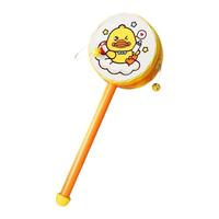 婴儿玩具0一1岁小黄鸭早教益智沙锤摇铃套装新生宝宝安抚训练