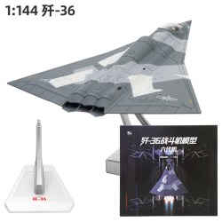 特尔博 Turbo 特尔博 战斗机 歼36模型 成品飞机模型(1:72比例)