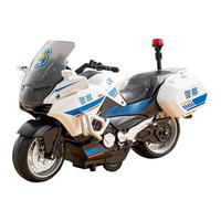 儿童大号仿真合金警车玩具车男孩小汽车摩托车赛车车模3到6岁宝宝