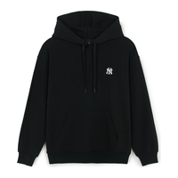 MLB卫衣女男女纯色小LOGO休闲连帽卫衣253AHDB0154-50BKS-M 纽约洋基队/黑色
