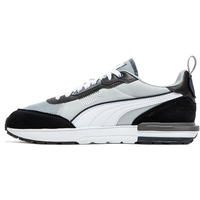 PUMA 男女低帮复古拼色轻便缓震抓地运动休闲鞋R22 383462 矿灰色-白-