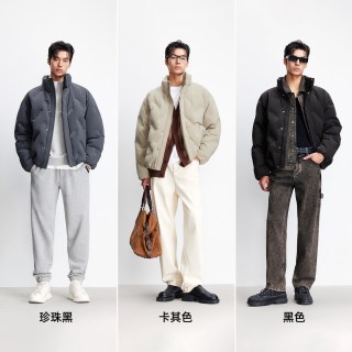 杰克琼斯 冬季极寒蓄热内里泡芙羽绒服