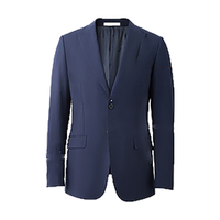 威可多(VICUTU)男士潮流【小蓝西】西服羊毛正装结婚婚礼外套VRS88112505T 西服175B或西裤84 蓝色西裤