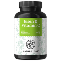 Nature Love 德国NatureLove螯合铁维生素C片补铁女性补气血贫血高吸收240片