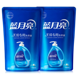 蓝月亮 手洗专用洗衣液袋装1kg*2 风清白兰香