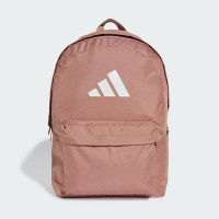 adidas 运动双肩背包书包男女阿迪达斯IS7055 暖土褐色/白 NS