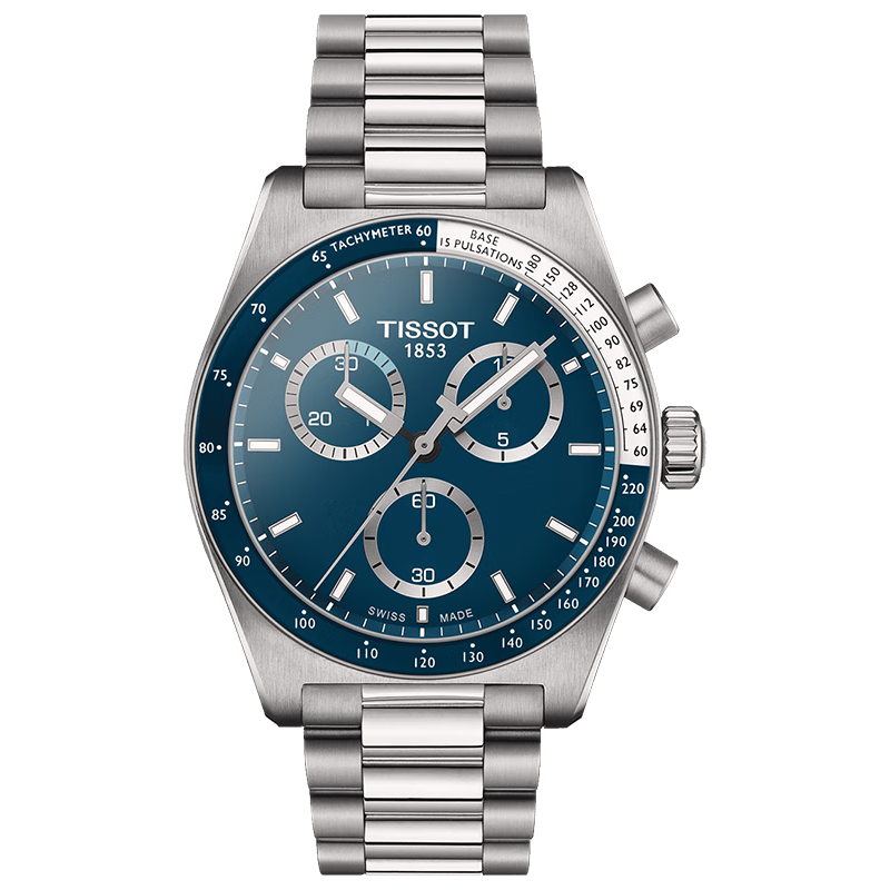 天梭（TISSOT）瑞士手表 PR516系列腕表 钢带石英男表T149.417.11.041.00