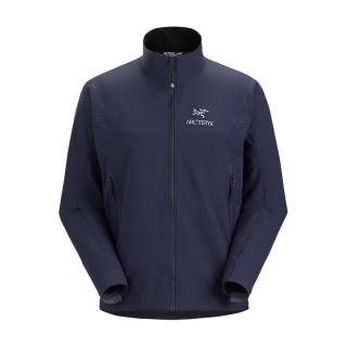 始祖鸟（ARC’TERYX） Gamma jacket 夹克 男轻型防风软壳夹克立领防风衣秋冬 Black Sapphire M（69-81kg）