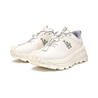 MLB鞋子男女款跑步鞋厚底运动鞋增高休闲鞋3ASHB025N-07WHS-230 洛杉矶道奇队/米白色 36.5 (230mm)