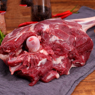 果亦橙内蒙小羔羊生鲜羊肉 烤全羊羊排羊腿 新鲜现杀整只白条羊 羊腿肉3斤
