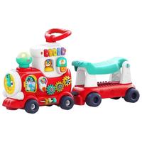 汇乐玩具 汇乐四合一小火车六一儿童节礼物1岁宝宝玩具婴儿学步车周岁礼