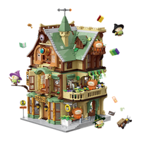 TOPTOY潮玩积木小鹦鹉BEBE魔法奇幻学院系列拼插积木