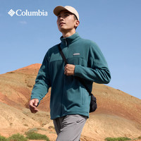 Columbia哥伦比亚户外男子简约立领时尚外套保暖舒适抓绒衣AE0560 429 蔚蓝色 L(180/100A)