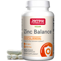 Jarrow FORMULAS 平衡锌胶囊 15mg 膳食补充剂 100粒 增强免疫力