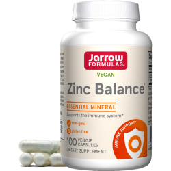 Jarrow FORMULAS 平衡锌 膳食补充剂15mg 增强免疫力 100粒