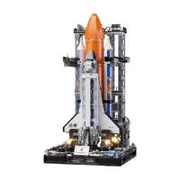 JAKI佳奇积木超级航天飞机模型玩具男孩拼装男朋友男孩